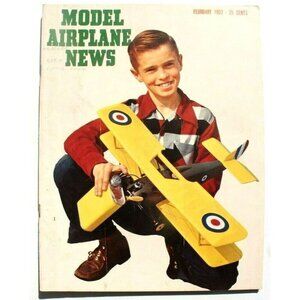 Vtg February 1952 Model Airplane News Aviation Magazine - The Beaver The Duster